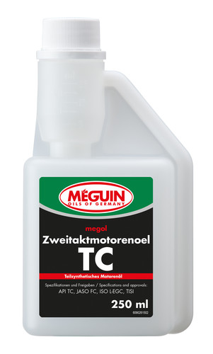 Полусинтетическое моторное масло для 2-тактных двигателей Megol Zweitaktmotorenoel TC (teilsynthetisch)