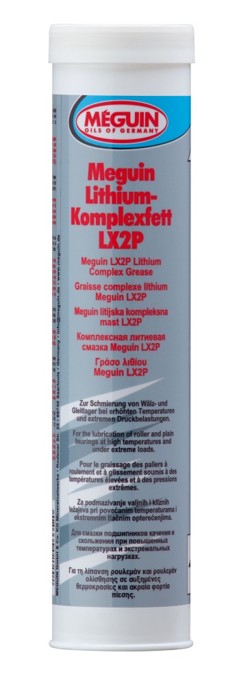 Высокотемпературная литиевая смазка для подшипников meguin Lithium-Komplexfett LX2P