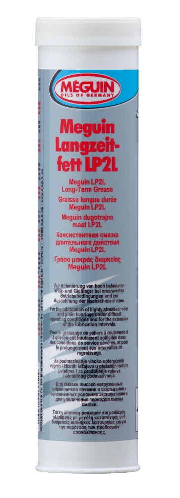 Долговременная низкотемпературная литиевая смазка высокого давления meguin Langzeitfett LP2L